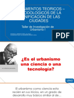 s2 - PPT CLASE Nº2 - URBANISMO COMO CIENCIA Y TECNOLOGIA