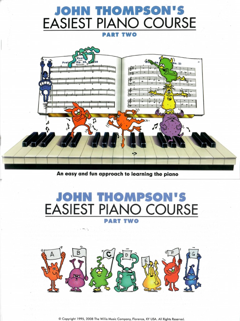 Thompsons Easiest Piano Course by John Thompson PDF
