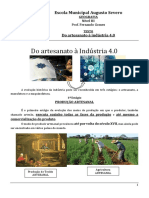 TEXTO PARA LEITURA E REFLEXÃO - Do Artesanato A Industria 4.0