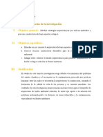 Objetivos y justificación de la investigación