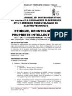 Mohamed SOLTANE Prof. Dr. - M1 - ETHIQUE ET DEONTOLOGIE PROP. INTELLECT. - S2 - 2020