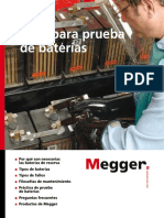 Información de Baterías de Megger