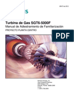 Turbina de Gas SGT6-5000F: Manual de Adiestramiento de Familiarización