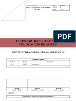 ITT- Habilitación y Colocación de Acero-Rev.0