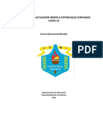 Protocolo 12 Actuación Frente A Potenciales Contagios Covid-19