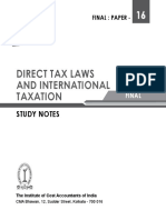 2.2016 Syllabus Paper-16-Jan2021 Direct Tax Laws and International Taxation Study Notes