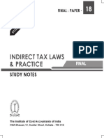 2.2016 Syllabus Paper-18 - Jan21 Indirect Tax Laws & Practice Study Notes