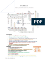 Sistema endocrino: Analiza y completa el crucigrama