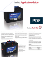 ACDELCO Applications Guide Batteries