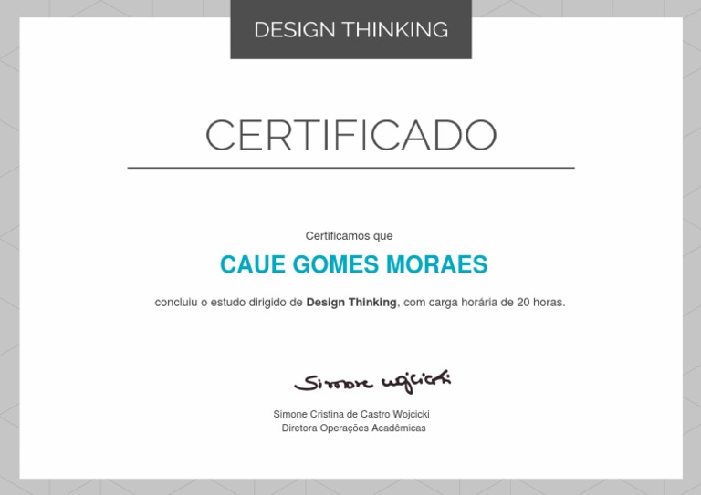Certifica Do | PDF