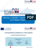 Training On EMJMD: Erasmus Mundus Joint Master Degree