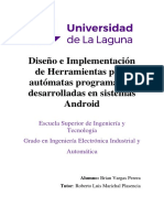Diseno e Implementacion de Herramientas Para Automatas Programables Desarrolladas en Sistemas Android