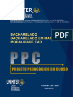 PPC Ead Bacharelado Matematica Uninter