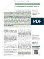 2021 - Dermoscopic Approach To Hypopigmentary or Depigmentary Lesion of Skin Color