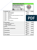 Presupuesto Analitico