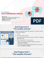 6°básico - Inglés - Project Instructions