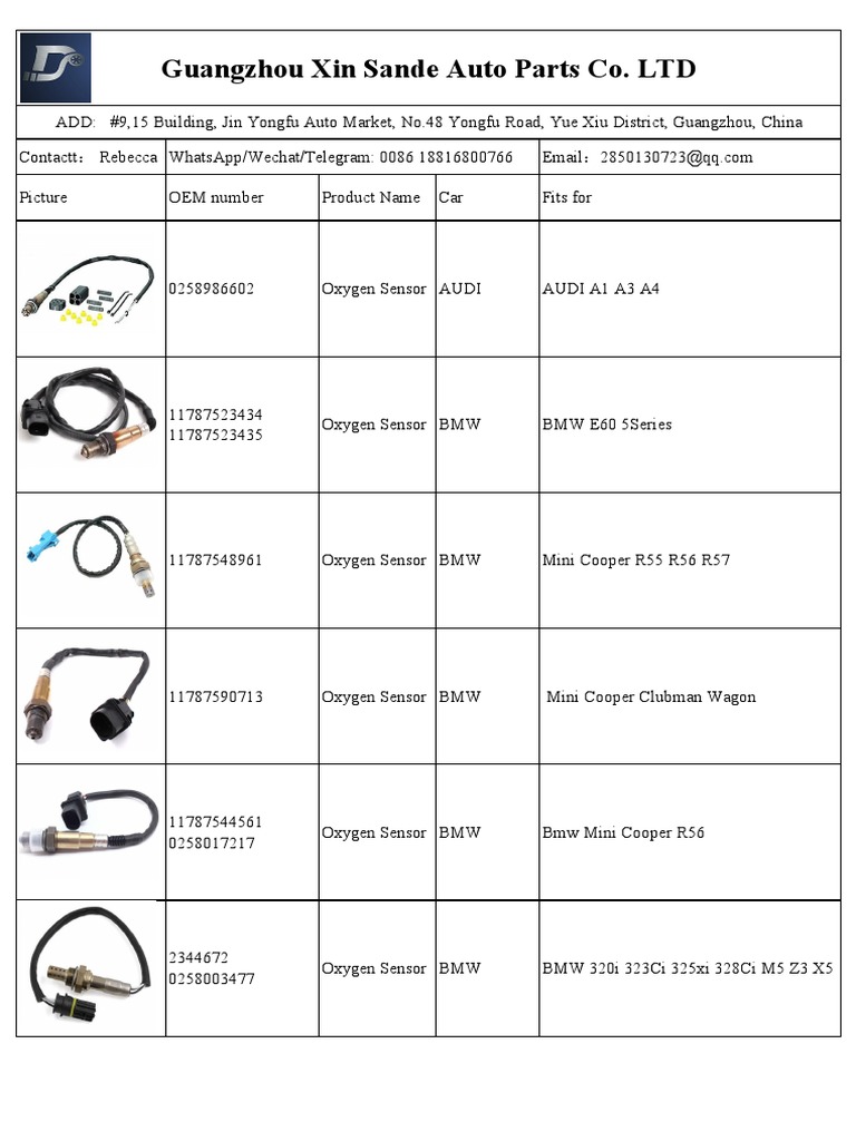 Oxygen Sensor PDF Chevrolet Industries
