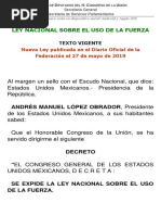 Ley Nacional Sobre El Uso de La Fuerza | PDF | Policía | México