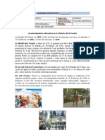 Acontecimientos Relevantes en La Historia Del Ecuador