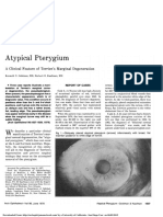 Atypical Pterygium-Reduced