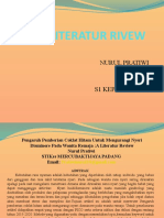 Nurul Pratiwi 171211353 - PPT Literatur Review - Ebn - Bu Leni