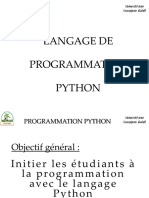 Langage Python