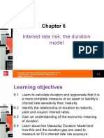 Interest Rate Risk: The Duration Model: Lange Saunders, Financial Institutions Management, 4e Author: Chee Jin Yap