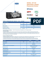 SP1100 50HZ Perkins Generator STAMFORD