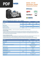 SP1100 50HZ Perkins Generator