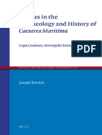 Studies in The Archaeology and History of Caesarea Maritima Caput Judaeae, Metropolis Palaestinae (Ancient Judaism and Early Christianity) by Joseph Patrich