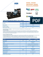 Sdo385 50hz Doosan Generator