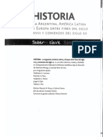 Historia Argentina, América Latina y Europa Entre Fines Del S XVIII y Comienzos Del XX - Santillana