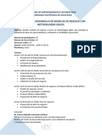 DESARROLLO DE MODELOS DE NEGOCIO CON METODOLOGIėAS AėGILES