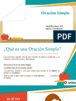 Análisis de Oración Simple