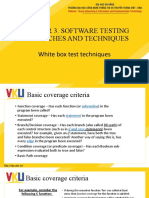 Chapter 3. Software Testing Approaches and Techniques: White Box Test Techniques