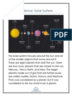 Primary Science: Solar System