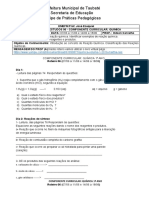 Roteiro 06 de Química - 1 Ano - Edson