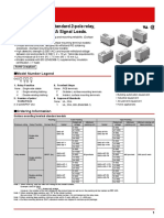 Compact, Industry-Standard 2-Pole Relay, Designed To Switch 2A Signal Loads