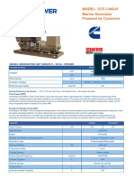 360KW Cummins Marine Genset