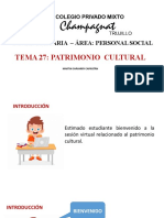 Nivel: Primaria - Área: Personal Social: Tema 27: Patrimonio Cultural