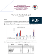 President's Report Oct5