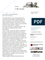 Volnovich - El Pensamiento de Lacan. Sus Efectos en El Feminismo