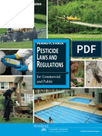 Pa Pesticide Laws and Regulations For Commercial and Public Applicators