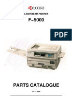 Kyocera F-5000 Parts Manual