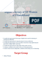 1 Digital Literacy of ST Women of Uttarakhand