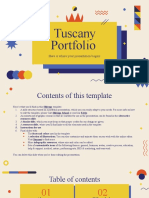 Tuscany Portfolio by Slidesgo