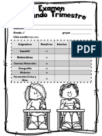 ? 6o ABC Examen Sexto TrimestreII Marzo Respuestas