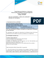 Guia de Actividades y Rúbrica de Evaluación - Fase 1 - Revisión de Conceptos