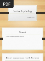 Positive Psychology: Dr. Zafar Ahmad