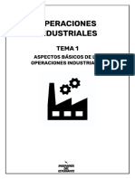 Tema 1 - Aspectos básicos para las Operaciones Industriales